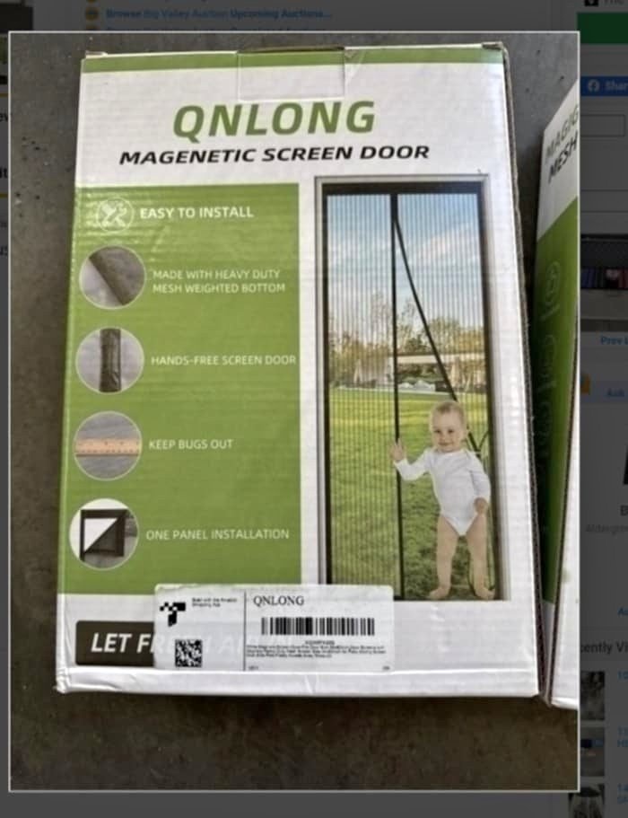 BRAND NEW MAGIC MESH BUG SCREEN FOR DOORS