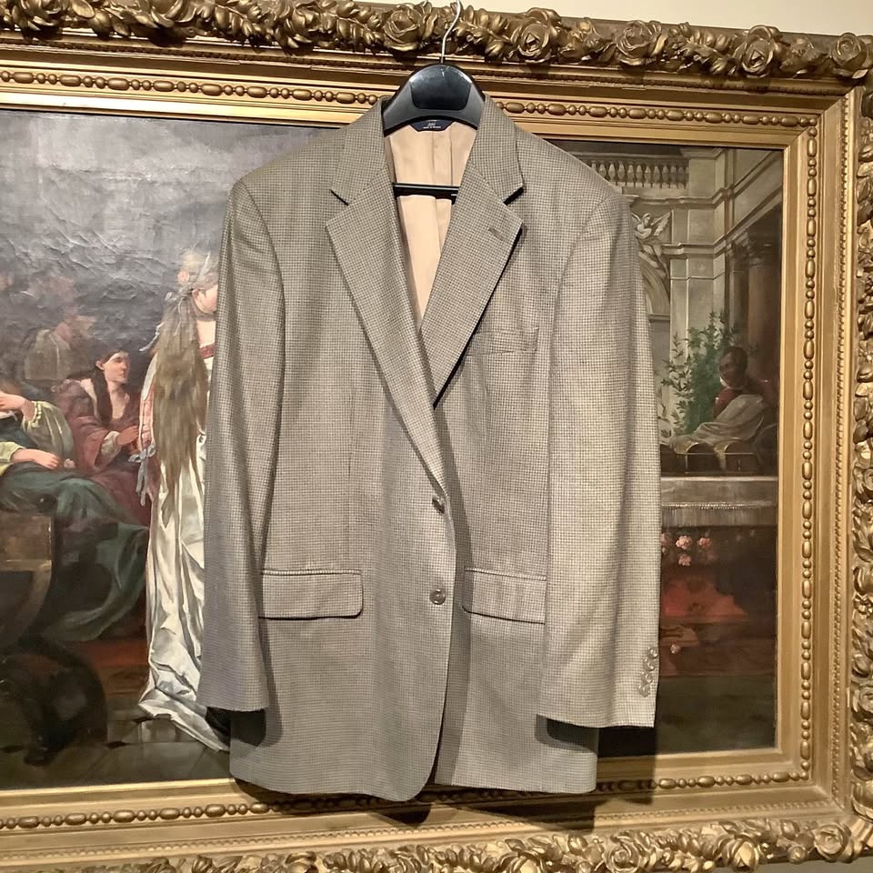 Brooks Brothers 346 Herringbone Sport Coat Silk Wool Men's 42R