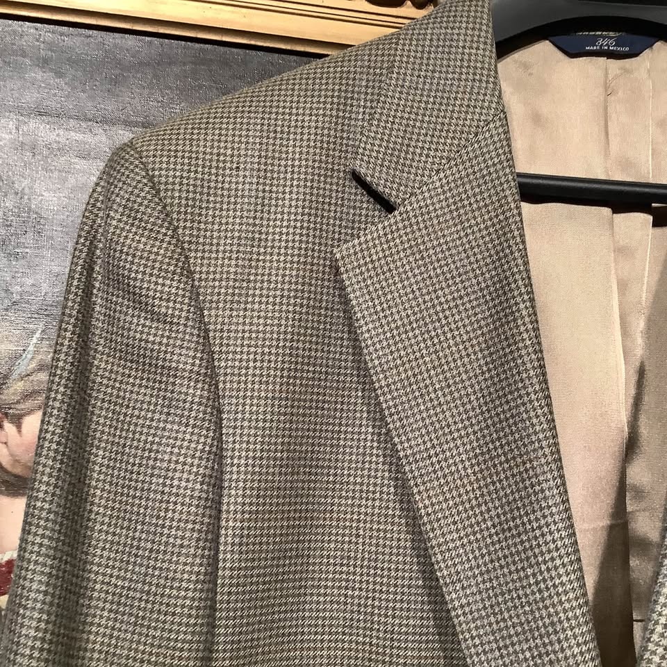 Brooks Brothers 346 Herringbone Sport Coat Silk Wool Men's 42R - photo 2