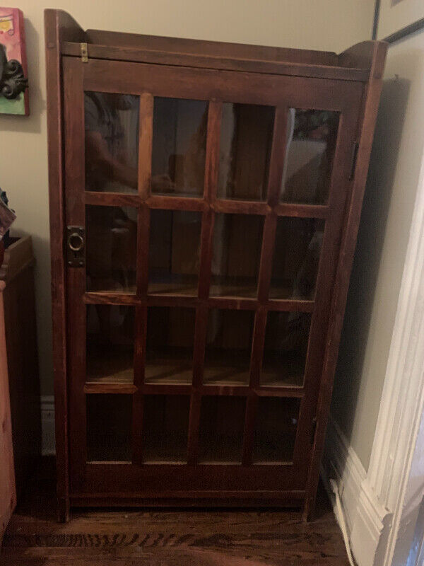Gustav Stickley Arts & Crafts Bookcase - Original Stamp - photo 2