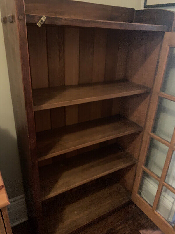 Gustav Stickley Arts & Crafts Bookcase - Original Stamp - photo 4