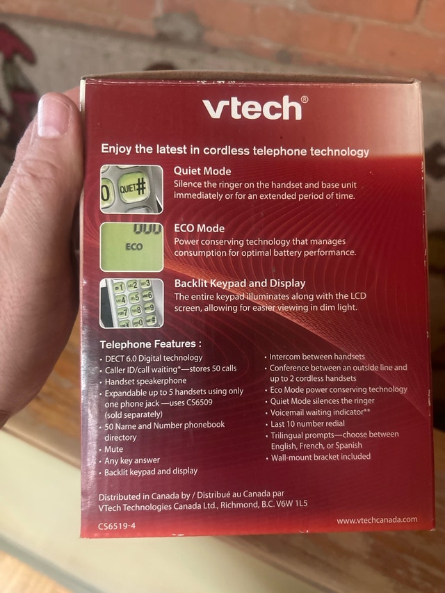 VTech Cordless Phone Set - 4 Handsets - photo 3