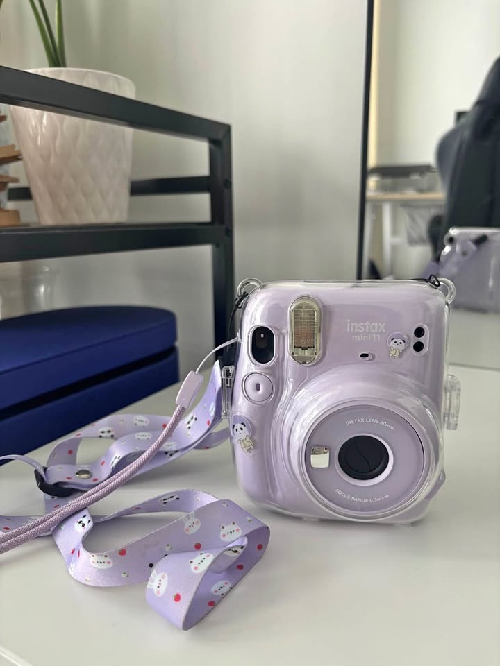Instax Mini 11 Clear Case and Strap