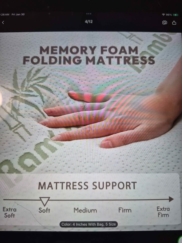 Portable Folding Mattress Brand New - photo 3
