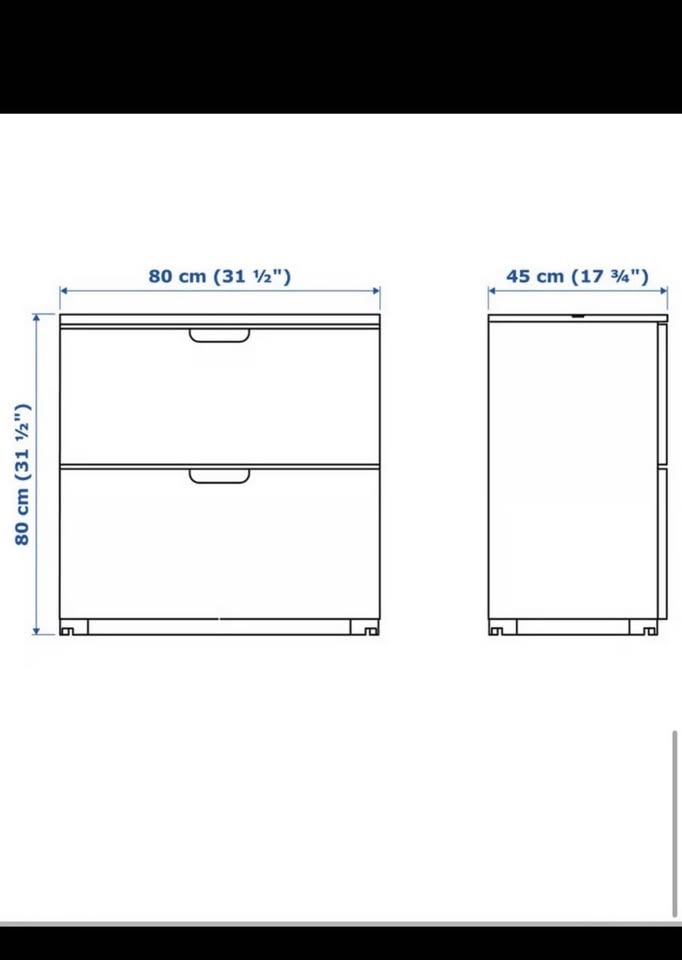 IKEA Galant Locking Filing Cabinet - photo 2