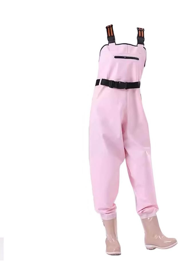 Pink Women's Waterproof Hip Waders - Size 39