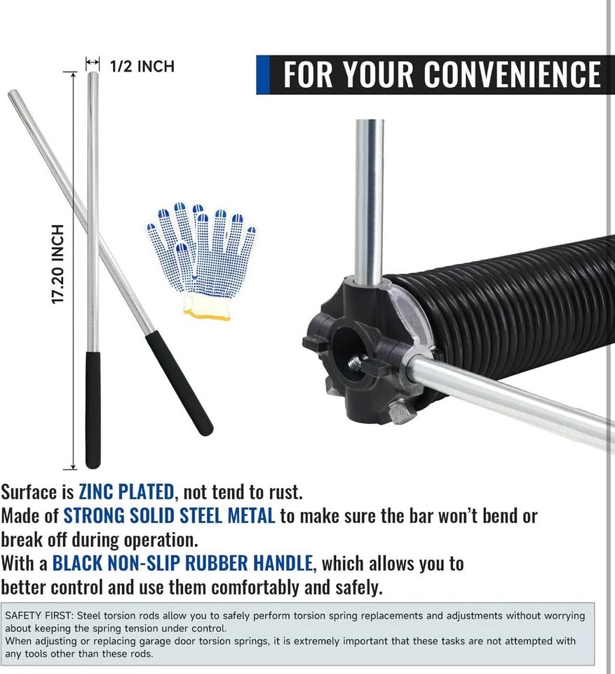 YOTOOLGDS Garage Door Torsion Spring Kit - photo 2