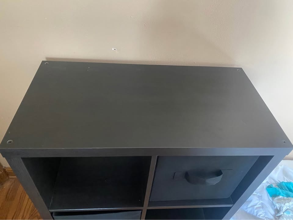 Black Cube Storage Unit, 2 Bins (13") - photo 3