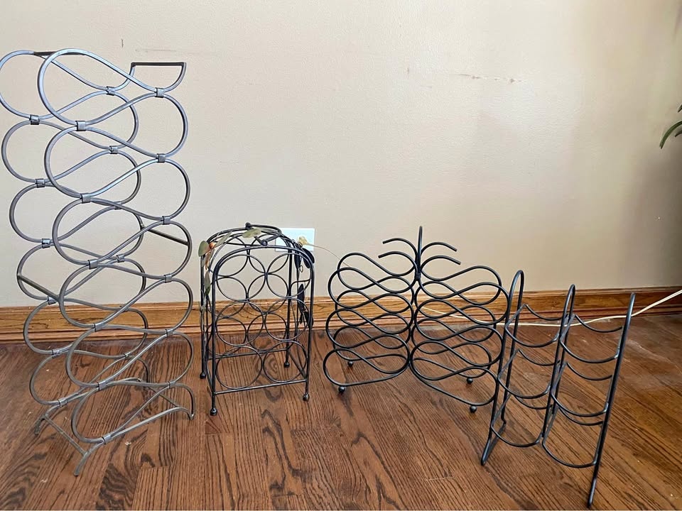 Wrought Iron Wine Holders $5-$10