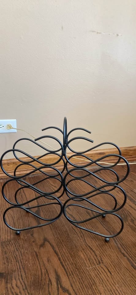 Wrought Iron Wine Holders $5-$10 - photo 4