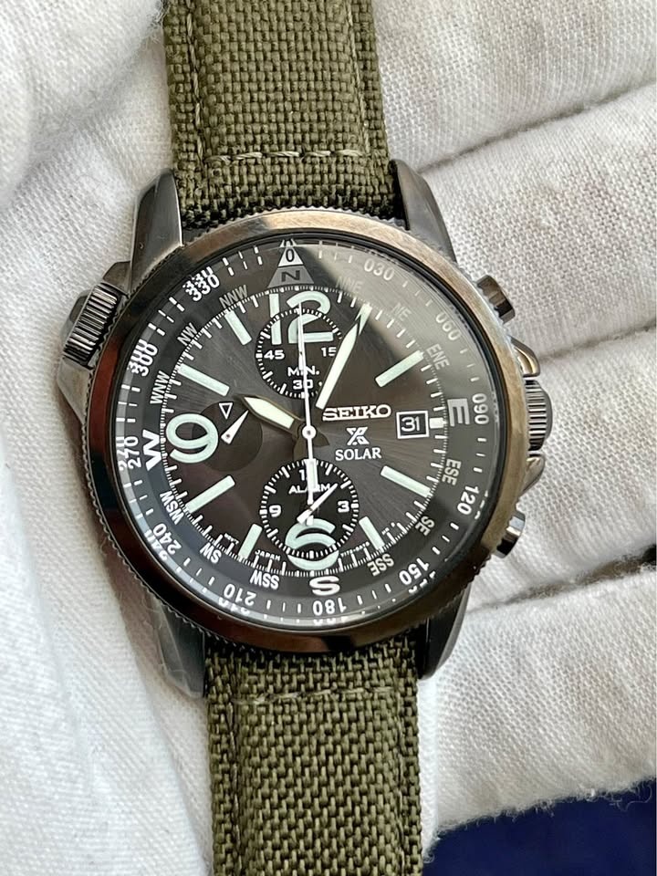 Seiko Prospex Solar Alarm Chronograph Men’s Watch