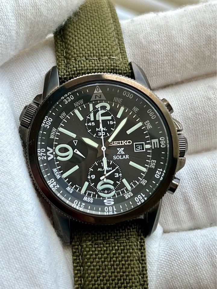 Seiko Prospex Solar Alarm Chronograph Men’s Watch - photo 3