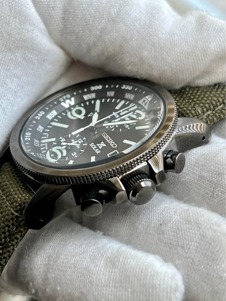 Seiko Prospex Solar Alarm Chronograph Men’s Watch - photo 5