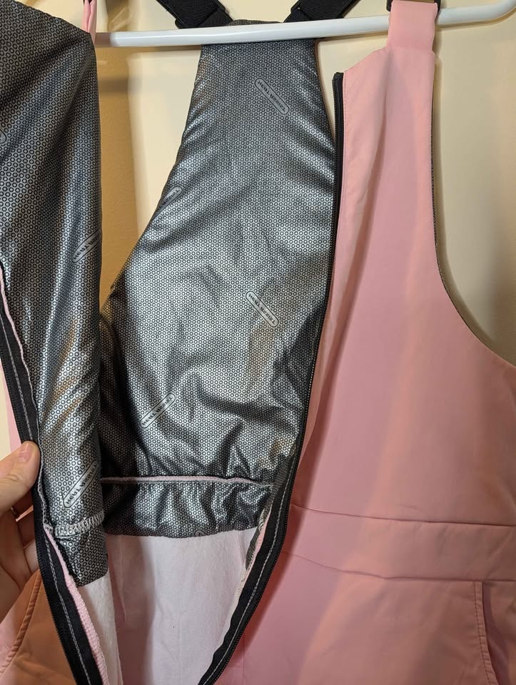 Pink Size Medium Snow Pants Bib - photo 5