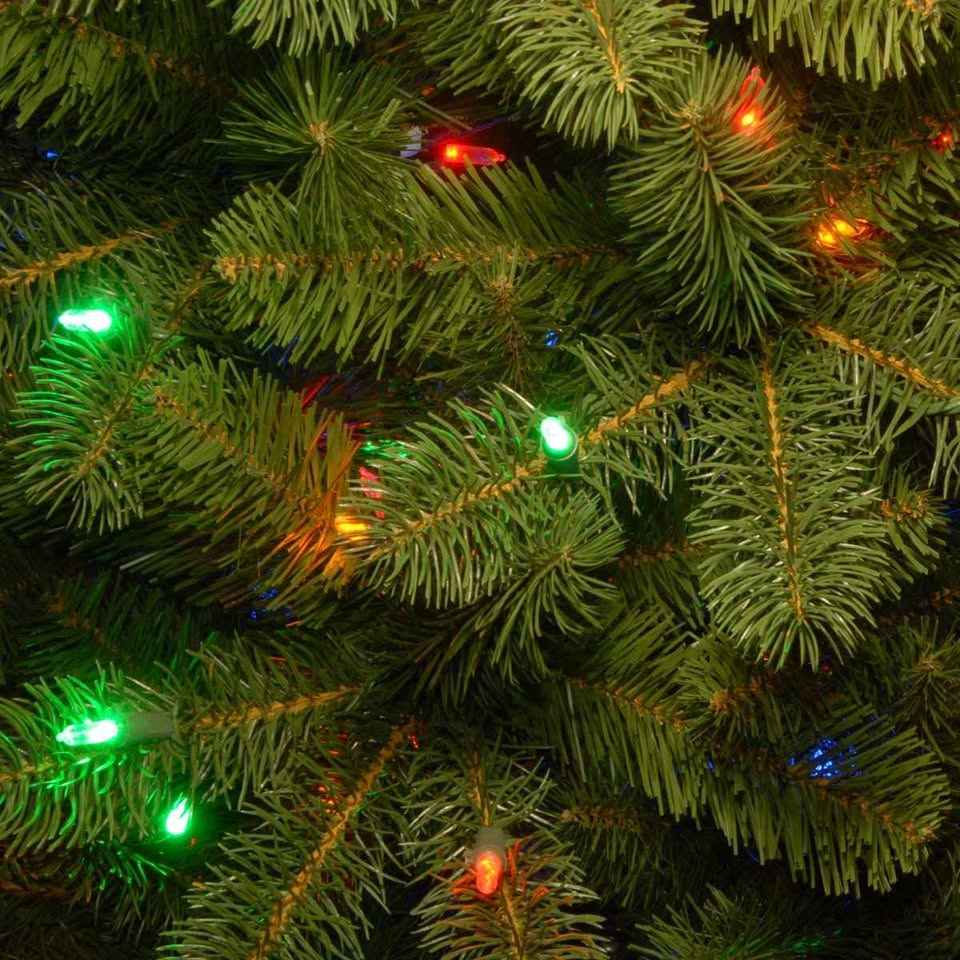 9 ft Hachmin Slender Artificial Fir Christmas Tree with Lights - photo 3