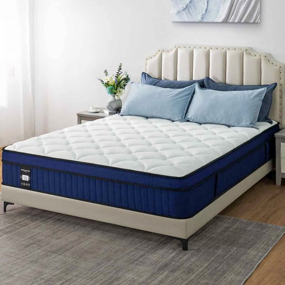 Medium Hybrid Mattress - Gel Viscoelastic Foam, OEKO-TEX® Certif