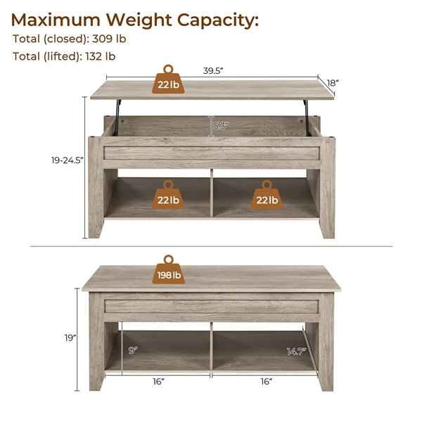 Aspa Lift-Top Coffee Table - photo 2