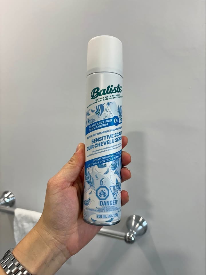 Batiste Dry Shampoo Fragrance Free Sensitive Scalp 200ml