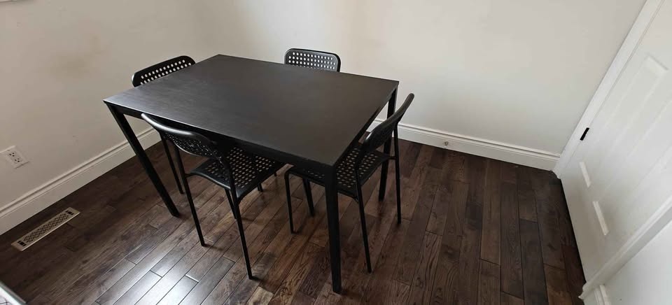 IKEA Desk with 4 Chairs - photo 2