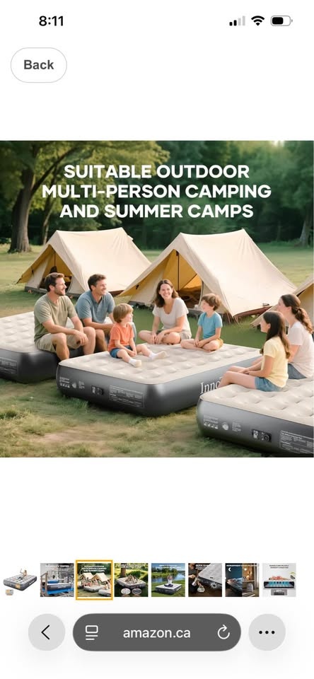 InnoTruth Full Air Mattress w/ Built-in Pump - Sealed - photo 3
