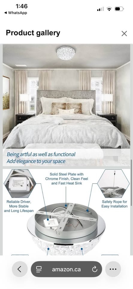 DAKASON LED Ceiling Light Fixture - photo 3