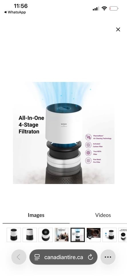 Winix A231 Air Purifier - True HEPA, PlasmaWave - photo 4