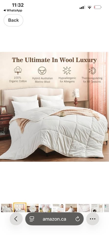 Climaloft Hybrid Wool Comforter Full Size - photo 2