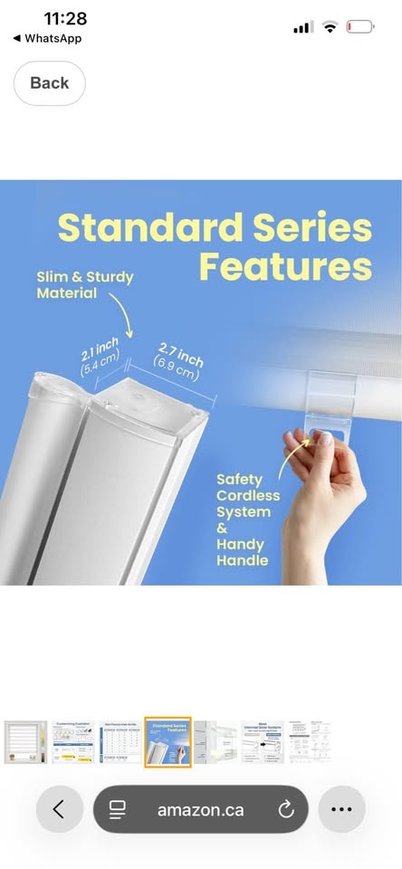 FOIRESOFT Zebra Roller Shades, 3 pcs - photo 4