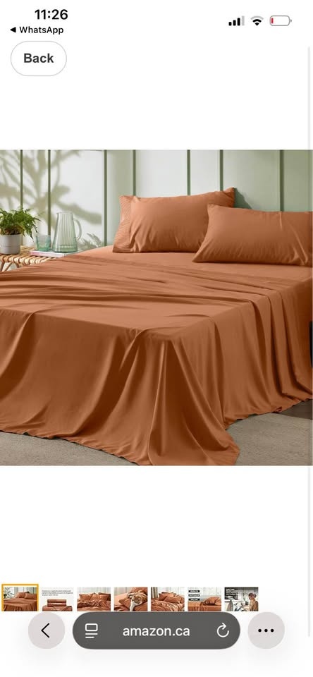 Bedsure King Size Sheets Set - 4 Pieces Soft King Sheets