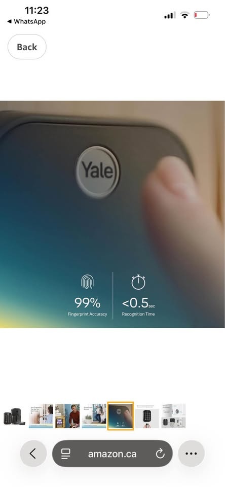 Yale Assure Lock 2 Touch Deadbolt, Oil Rubbed Bronze Smart Lock - photo 3