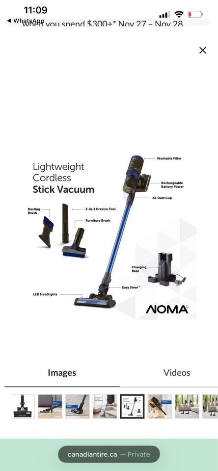NOMA SurfaceElite Cordless Stick Vacuum - New - photo 5