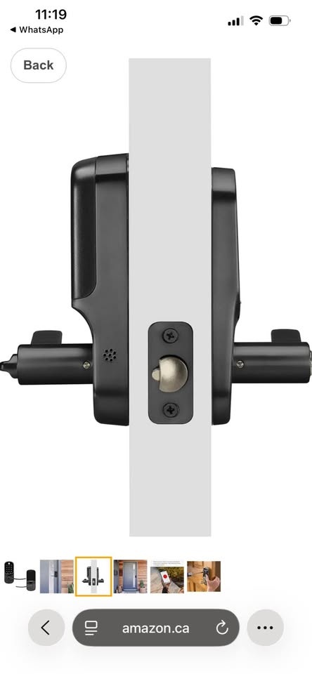 Yale Assure Lever - WiFi Touchscreen Smart Lock - Black - photo 4