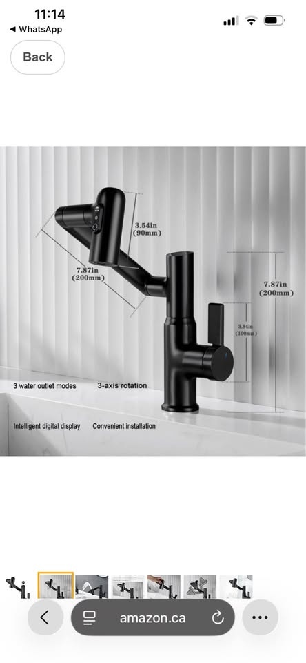 Smart Temperature Bathroom Faucet - photo 3