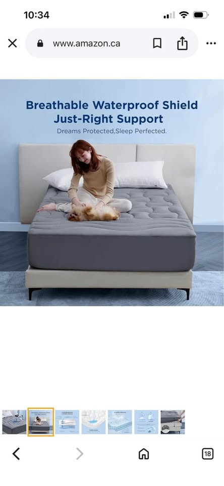 Bedsure Grey Full Size Mattress Protector - photo 3