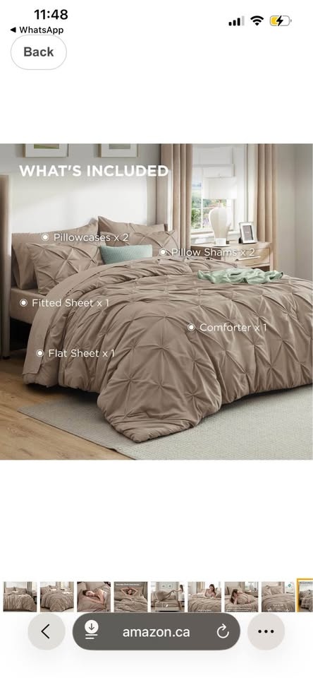Bedsure Full Size Comforter Set - 7 Pieces - photo 4