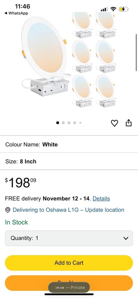 DLLT LED Recessed Ceiling Light: 6 Pack 8 Inch - photo 2