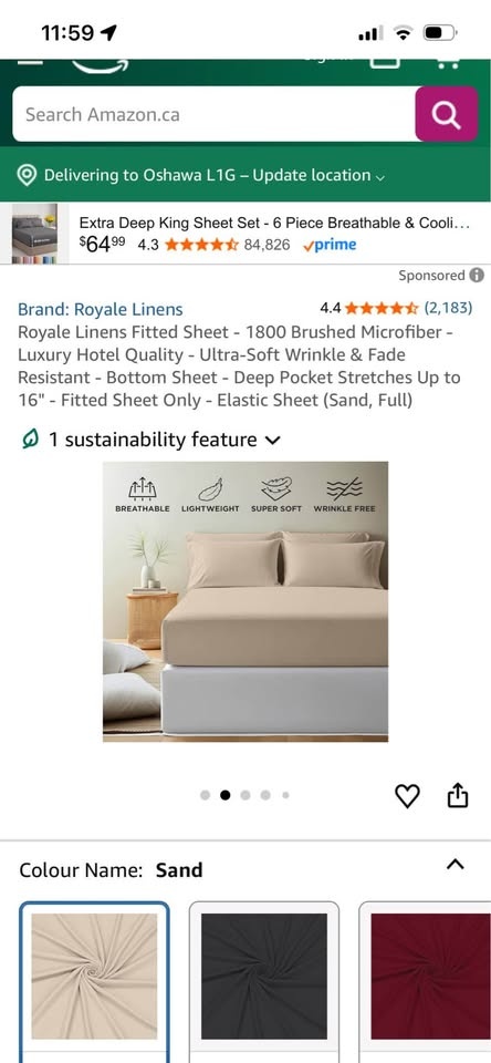 Royale Linens Queen Fitted Sheet - Ultra Soft - photo 2