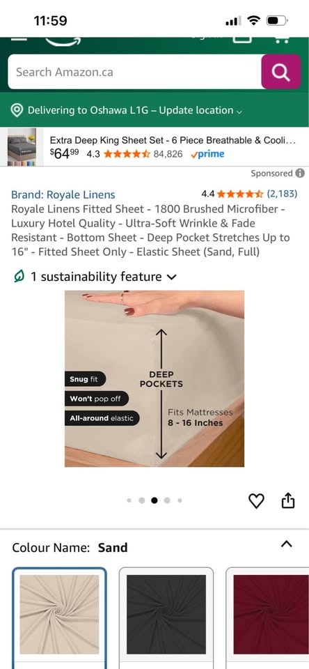Royale Linens Queen Fitted Sheet - Ultra Soft - photo 3