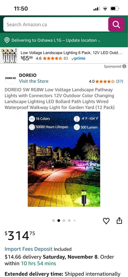 Low Voltage Landscape Pathway Lights with Connectors 12V - photo 2