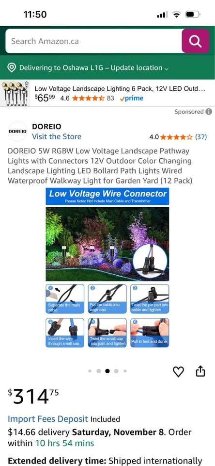 Low Voltage Landscape Pathway Lights with Connectors 12V - photo 5