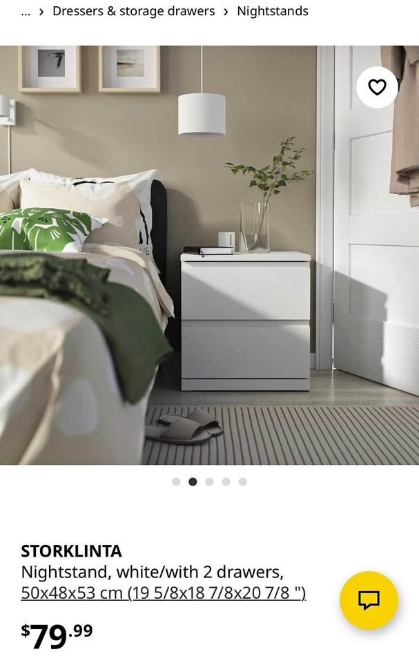 IKEA Storklinta Nightstand