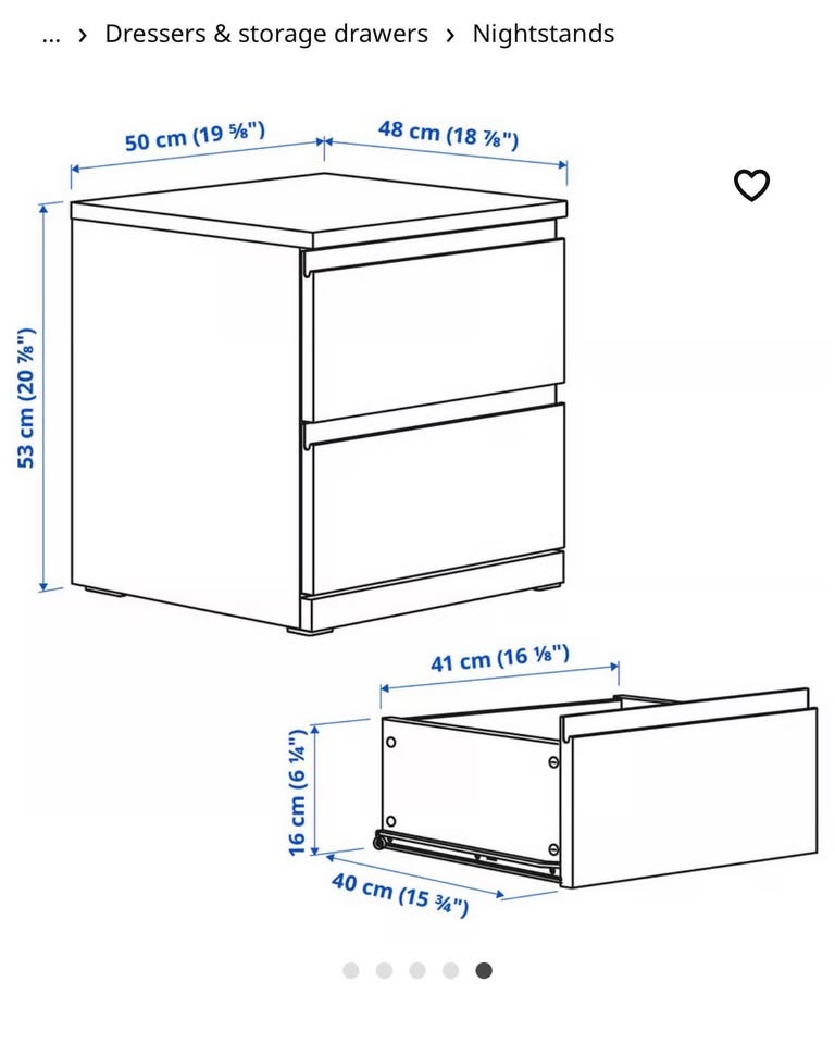 IKEA Storklinta Nightstand - photo 3