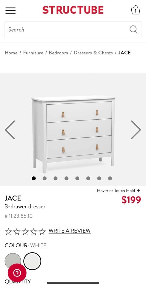 Structube Dresser- Like New! - photo 2