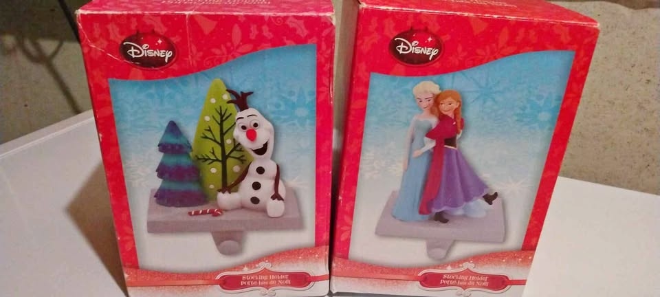 Disney Frozen Anna Elsa and Olaf Stocking Holders