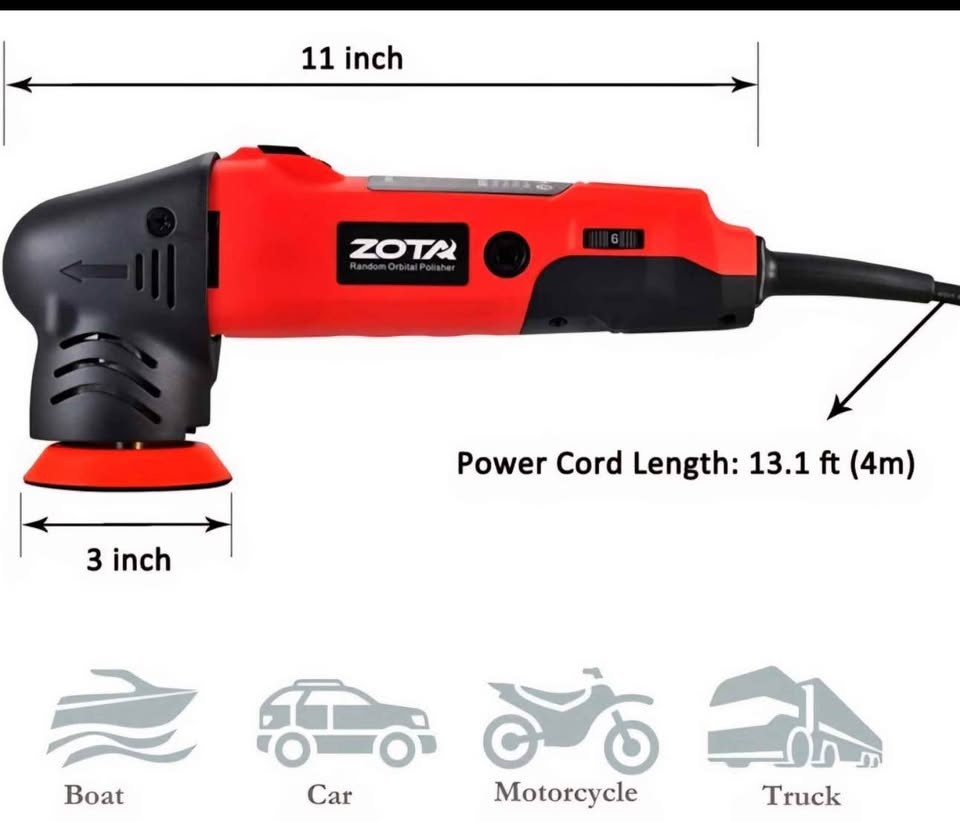 ZOTA RP803 Random Orbital Polisher Kit - photo 2
