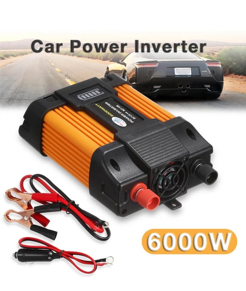 6000W Car Power Inverter 12V DC to 110V AC Sine Wave Converter - photo 5