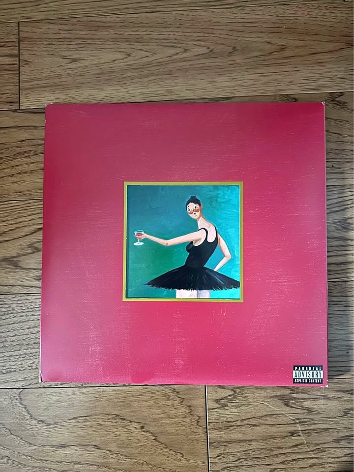 Kanye West My Beautiful Dark Twisted Fantasy Vinyl Record 3LP