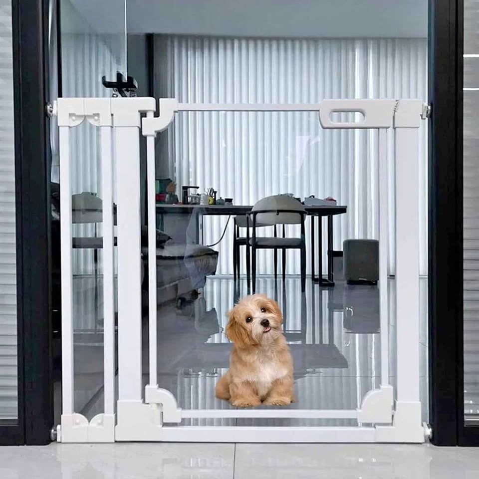 WAOWAO Clear Baby Gate for Stairs