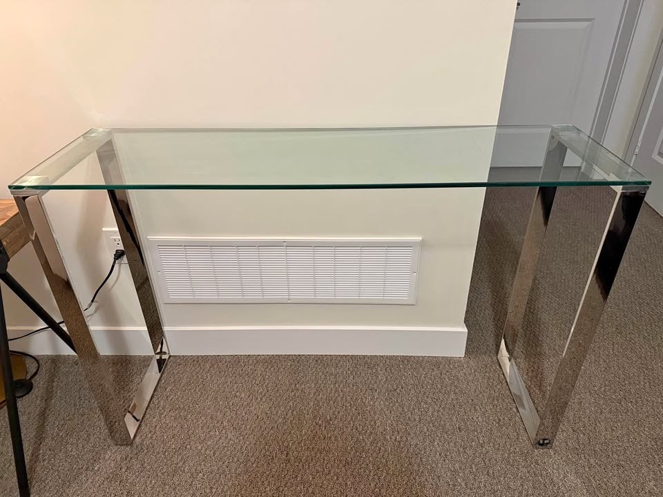 Modern Glass Console Table