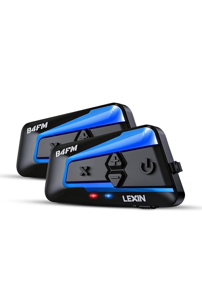 LEXIN B4FM Dual Pack Bluetooth Intercom Helmet Headsets